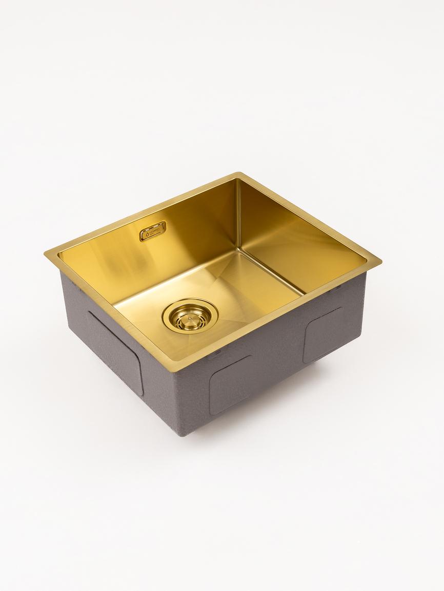 Мойка Grandex Aqua PROLINE 49 GOLD, 490х440х200, (5040601)