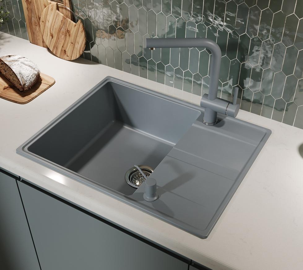 Гранитные мойки GRANDEX AQUA