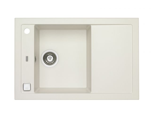 Мойка ALVEUS FORMIC 30 GRANITAL+ ARCTIC-G11M 760X500 1X с сифоном 1127749, (1128396)
