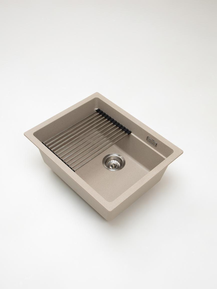 Кухонная мойка Grandex Aqua COMFORT 56U BEIGE (500203)