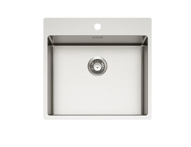 Мойка для кухни NOX 120 BRS 540x515x200 в комплекте с интегрированным сифоном (1149937)