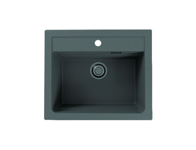 Мойка ALVEUS GRANITAL ATROX 30 CONCRETE - G81 590 X  500  1X в комплекте с сифоном 1132823 (1131995)
