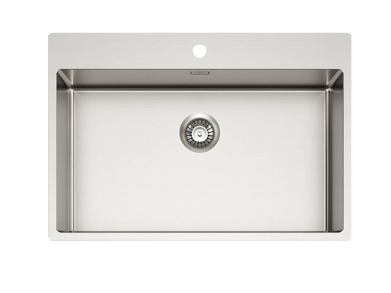 Мойка для кухни NOX 130 BRS 740x515x200 в комплекте с интегрированным сифоном (1149938)