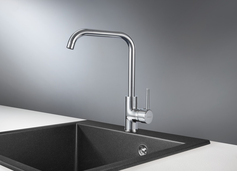 0041, ХРОМ, СМЕСИТЕЛЬ КУХОННЫЙ