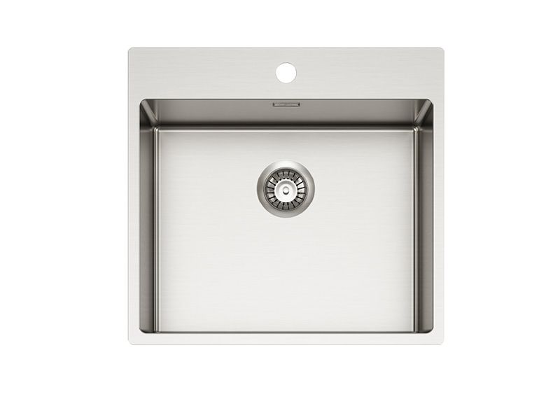 Мойка для кухни NOX 120 BRS 540x515x200 в комплекте с интегрированным сифоном (1149937)