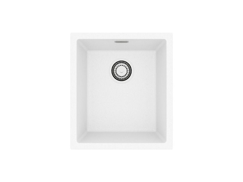 Мойка для кухни ALVEUS OMNI 10 GRANITAL ARCTIC-G11  400x450x198 с сифоном 1145083 (1150037)