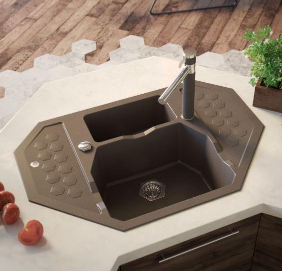 Гранитные мойки Alveus