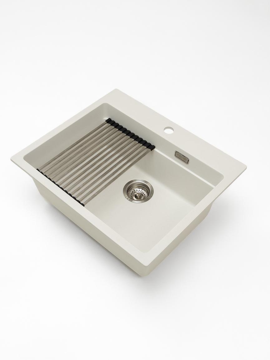 Кухонная мойка Grandex Aqua COMFORT 60F ARCTIC (500501)