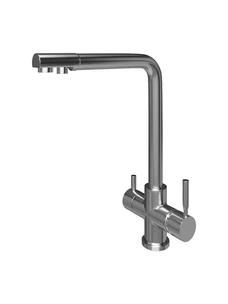 Смеситель кухонный Grandex Aqua PURE-L SAT (900101)