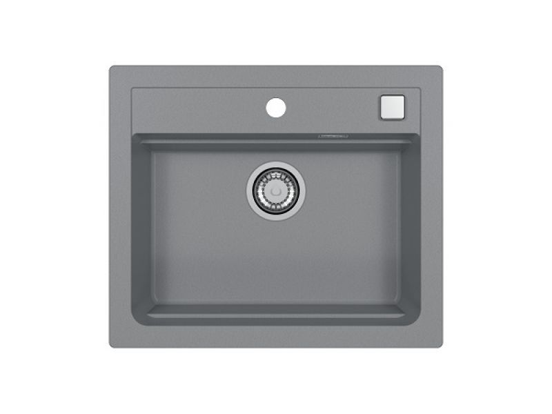 Мойка ALVEUS GRANITAL ATROX 30 CONCRETE - G81 590 X  500  1X в комплекте с сифоном 1132823 (1131995)