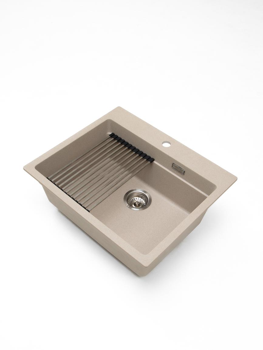 Кухонная мойка Grandex Aqua COMFORT 60F BEIGE (500503)