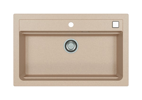 Мойка ALVEUS GRANITAL ATROX 40 TERRA - G22 790x500 в комплекте с сифоном 1132823 (1140444)