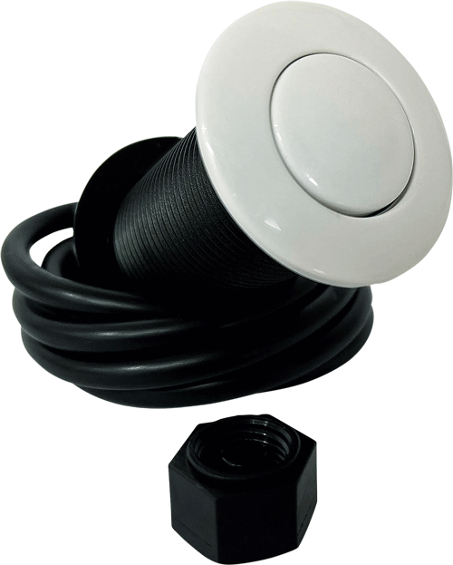 Пневмокнопка удлиненная для ИПО Bone Crusher/ цвет белый (Air switch (white)