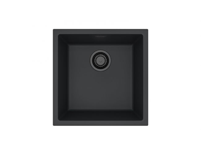 Мойка для кухни OMNI 20 GRANITAL DEEP BLACK-G90 BE 450x450x198 с сифоном(1150050)