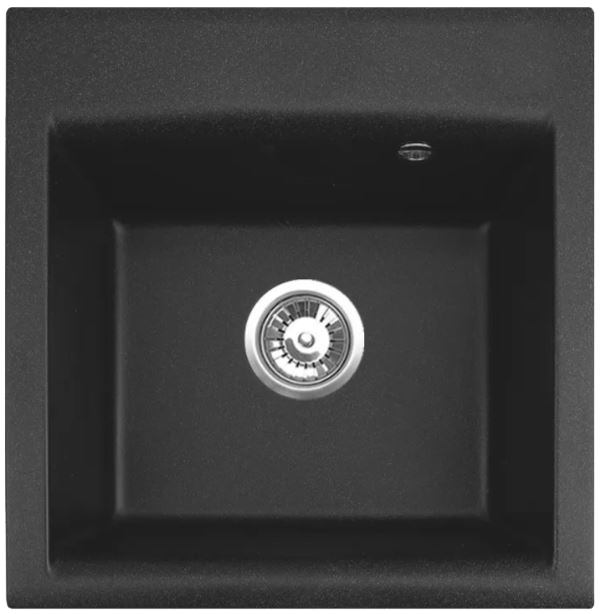 Мойка для кухни GEM 10 GRANITAL G91 500X500X180 в комплекте с сифоном(1149113)