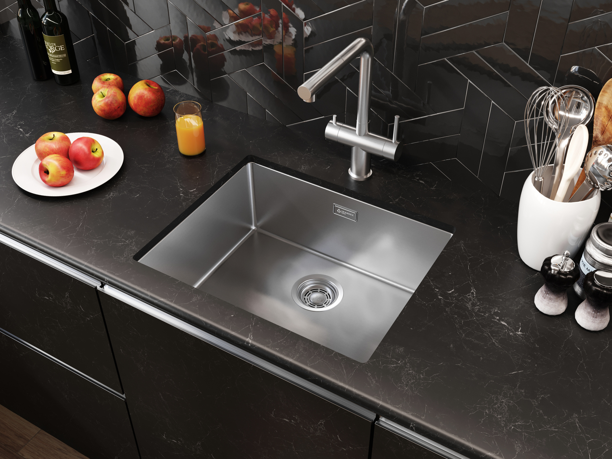 Мойка Grandex Aqua OPTIMA 54, 540х440х200, (501136)